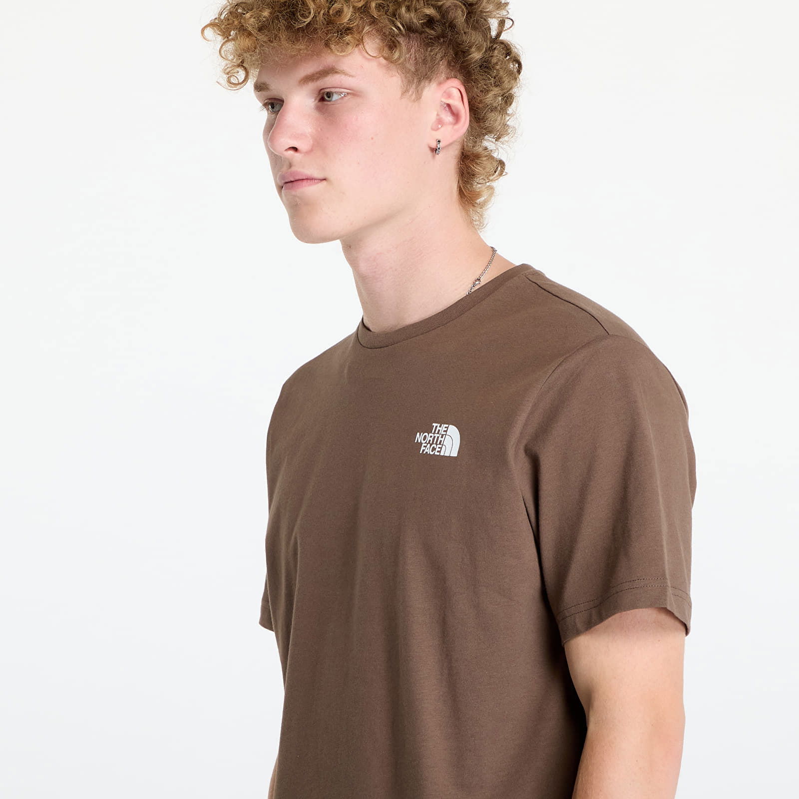 S/S Box Nse Tee Smokey Brown/Tnf Black