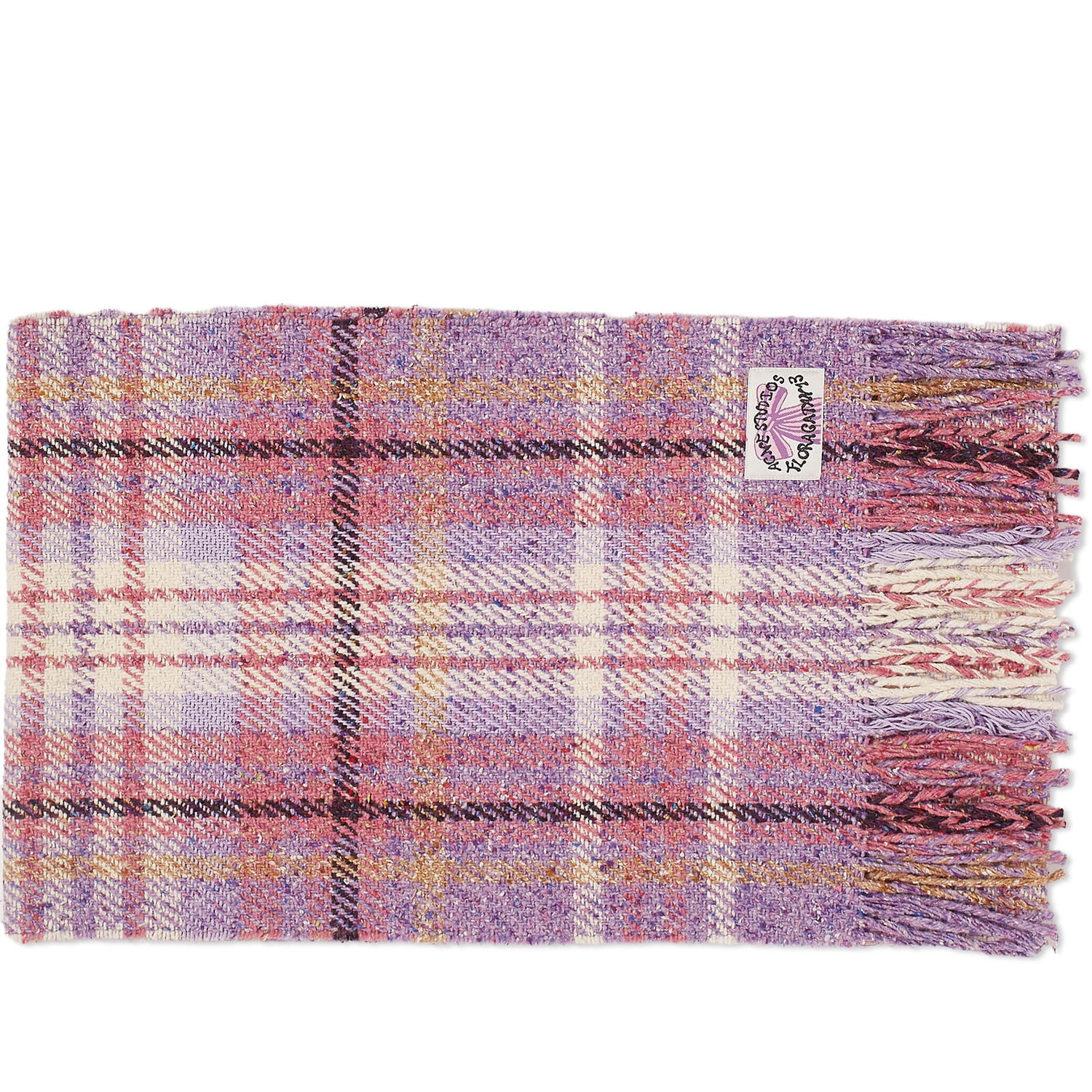 Šál Acne Studios Volano Check Scarf Fialová | CA0325-ADE, 0