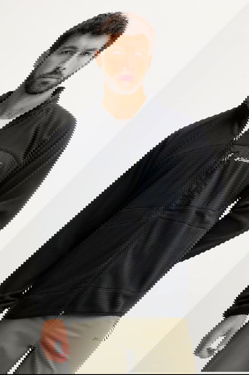 Bunda Columbia Fast Trek Full-Zip Fleece Jacket with Chest Pocket Čierna | 2135691, 0