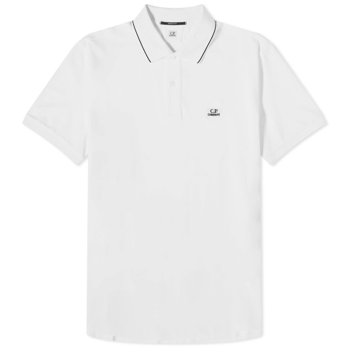 Polo tričko C.P. Company Patch Logo Polo Tee Biela | 15CMPL097A-005263W-103, 0