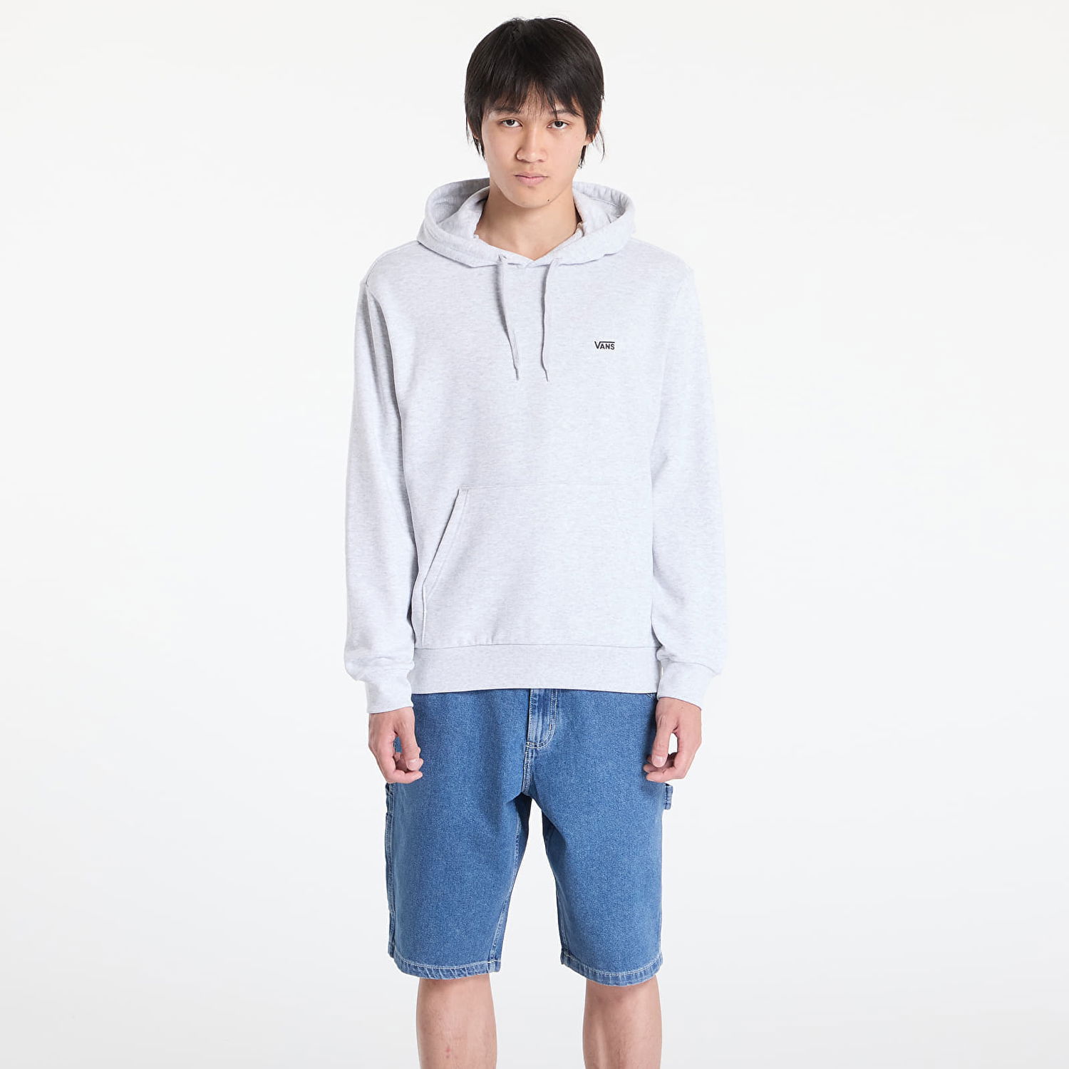 Mikina Vans Vans Left Chest Pull Over Hoodie Šedá | VN000R9Y1QI1, 0