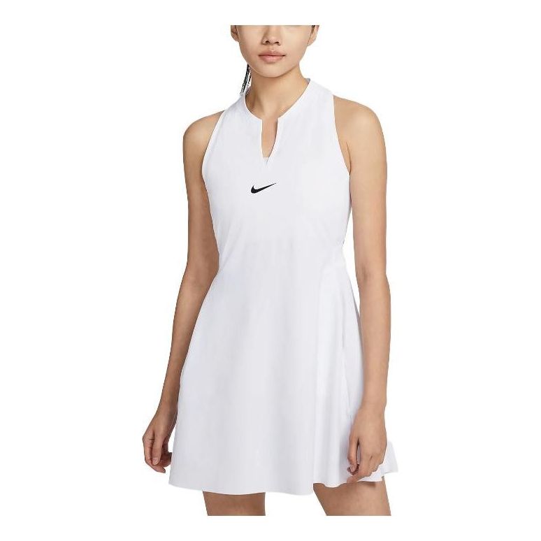 Šaty Nike Dri-FIT Advantage Tennis Dress Biela | DX1428-100, 0