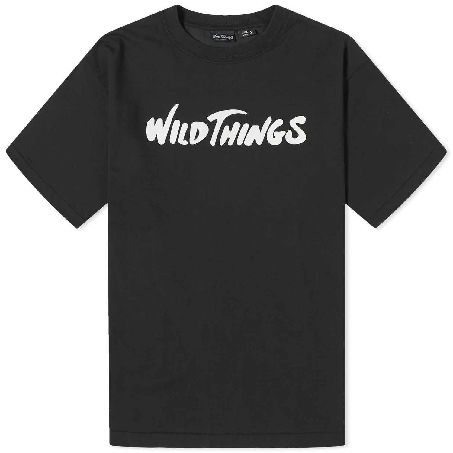 Tričko Wild things Logo T-Shirt Čierna | WT241-22-BLK, 0