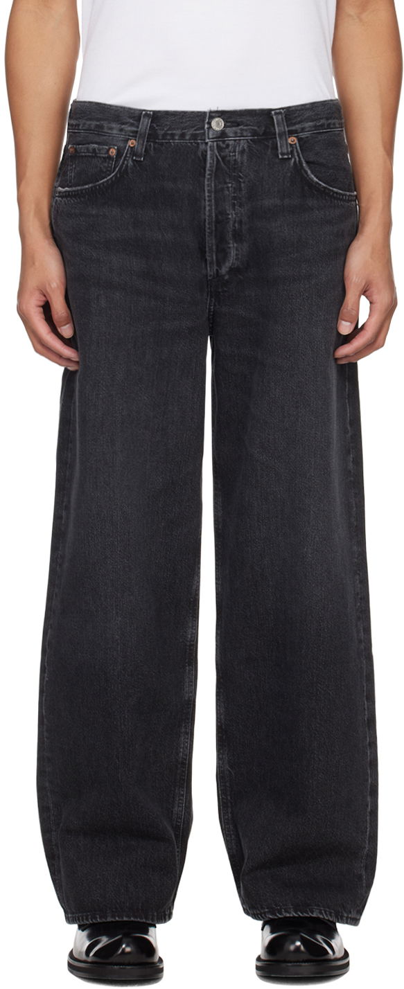 Džínsy AGOLDE Low Slung Baggy Jeans Čierna | A640-1557, 0