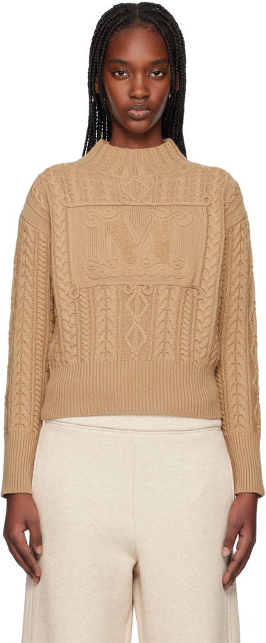 Sveter Max Mara Max Mara Miranda Cable Knit Sweater Hnedá | 2511361041600, 0