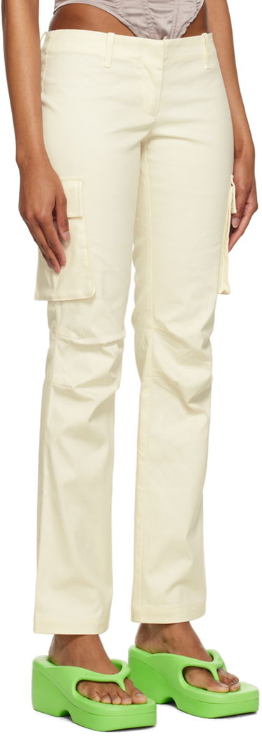 Cargo nohavice Miaou Miaou Raven Cargo Pants Béžová | 1019SCCRM, 1