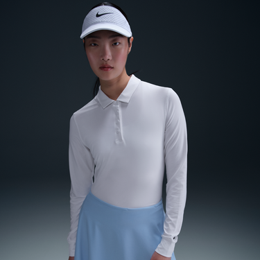 Sukňa Nike Dri-FIT Victory Long Sleeve Polo Shirt Biela | FQ1570-100, 0
