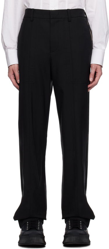 Nohavice Helmut Lang Pleated Trousers Čierna | N06HM204, 0