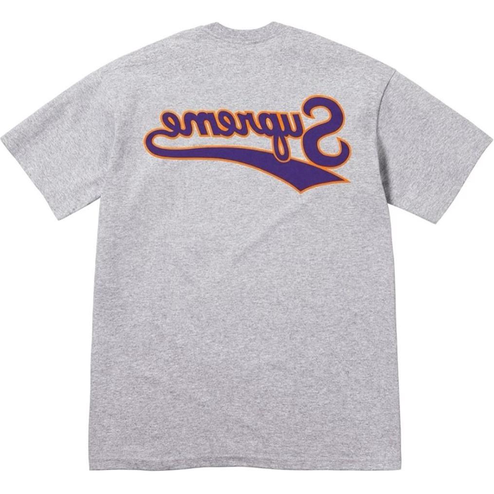 Tričko Supreme Backwards Logo Graphic T-Shirt Šedá | SUP-SS24-296, 0