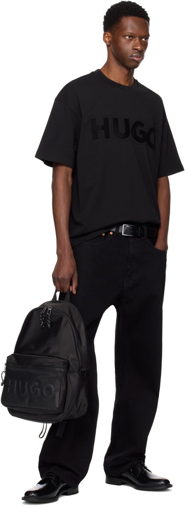 Batoh BOSS HUGO Printed-Logo Backpack Čierna | 50547114, 3