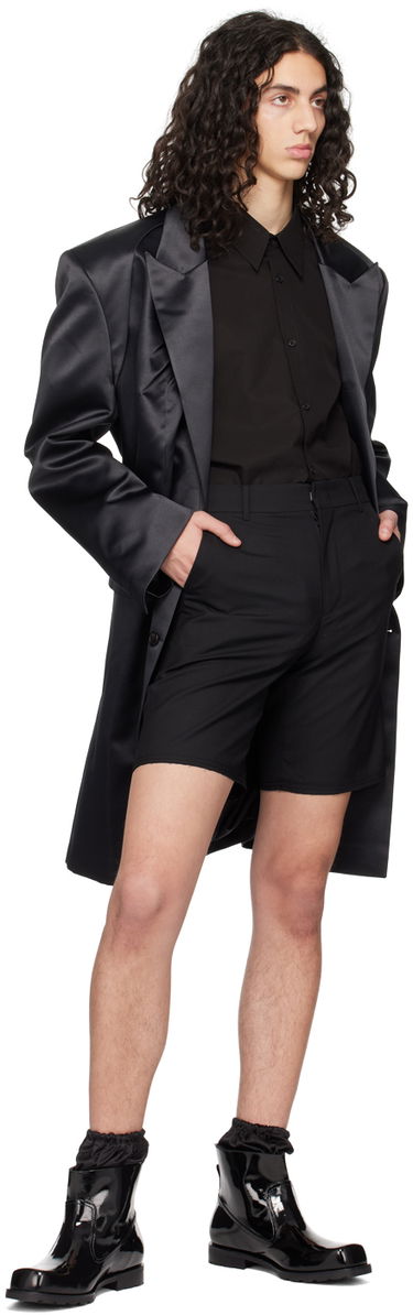 Trenčkot We11done We11done Two-Button Coat Čierna | WD-CT1-23-040-M-BK, 3