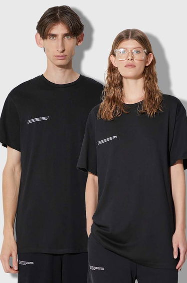 Tričko PANGAIA Pangaia T-Shirt with Print Čierna | 10000288, 0