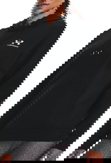 Mikina Under Armour Hoodie Essential Fleece Čierna | 1373033-001, 0