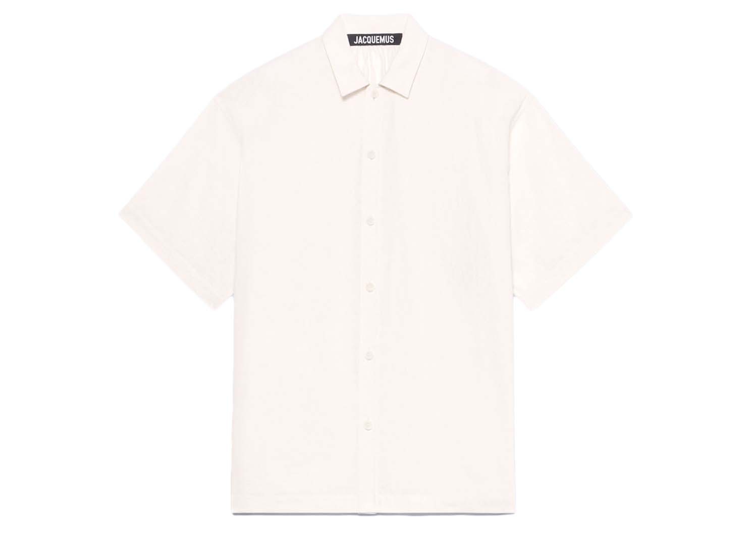 Košeľa Jacquemus La Chemise Moisson Draped Off White Ružová | 215SH009-1006 110, 0