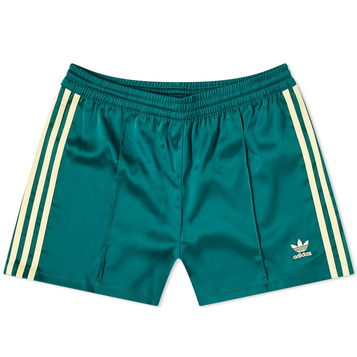 Šortky adidas Originals 3 Stripe Satin Short Collegiate Green Zelené | IR6095, 0