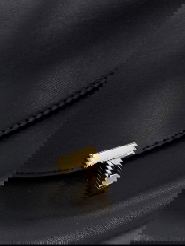 Taška cez rameno TOTEME T-Lock Leather Shoulder Bag Čierna | 234WLGBG417LE0025001, 4
