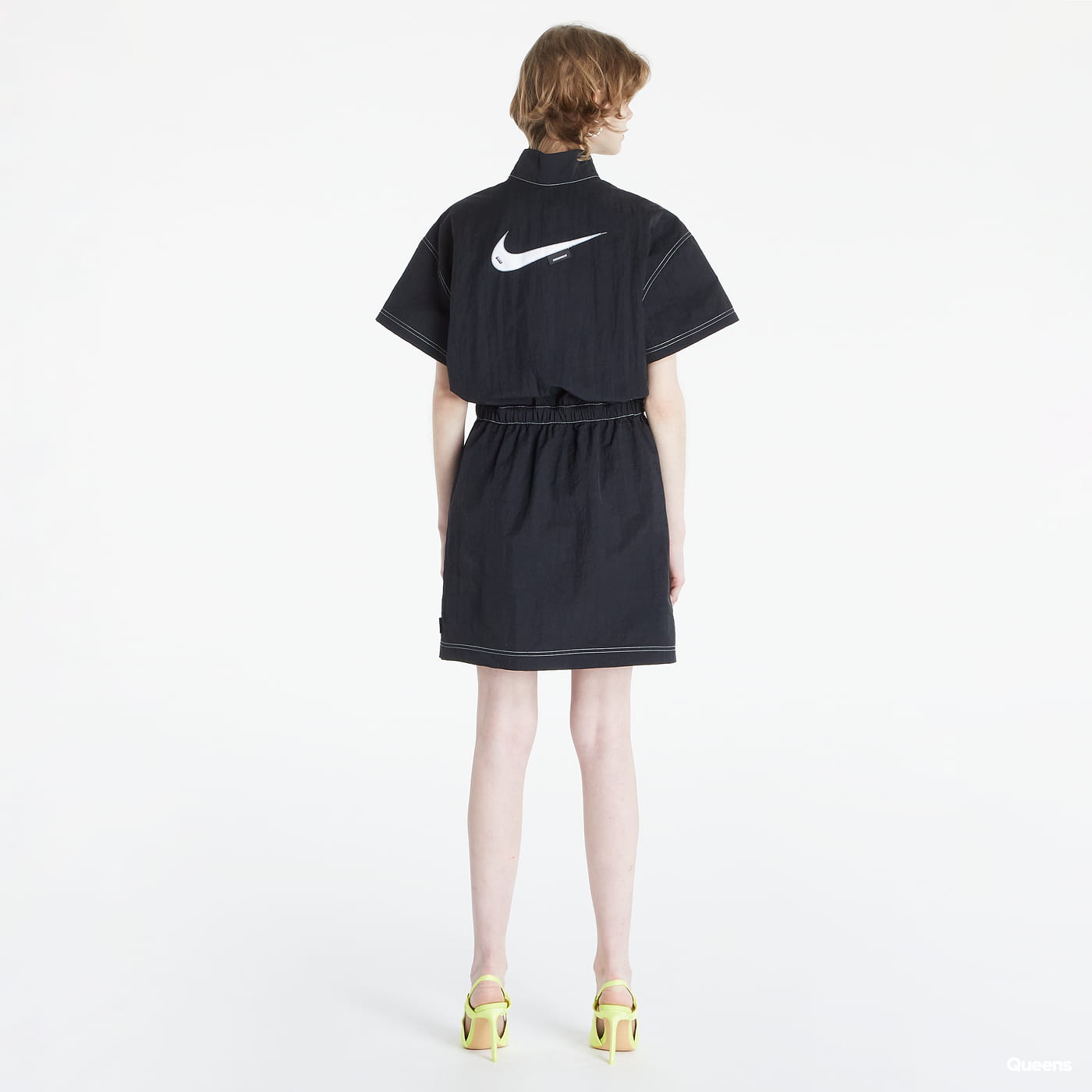 Šaty Nike SW Swoosh Woven Dress Čierna | DM6197-010, 1
