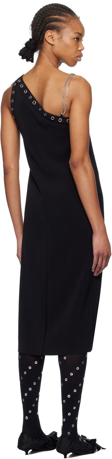Šaty We11done We11done Unbalanced Midi Dress Čierna | WD-OP0-25-130-W-BK, 2