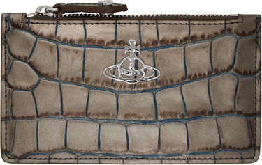 Peňaženka Vivienne Westwood Vivienne Westwood Slim Long Card Holder Šedá | 54020005W-L00A2-, 0