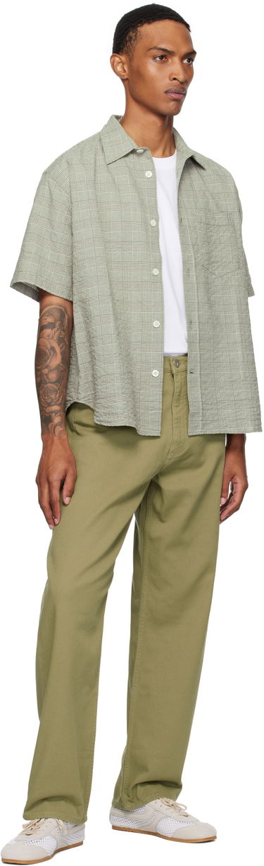 Košeľa NORSE PROJECTS Norse Projects Mo Oversized Check Short Sleeve Shirt Zelené | N40-0827, 3