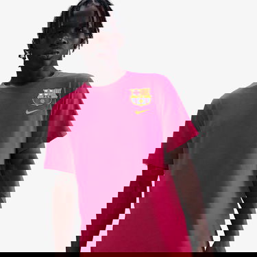 Tričko Nike FC Barcelona Crest T-Shirt Červená | HQ8396-620, 1