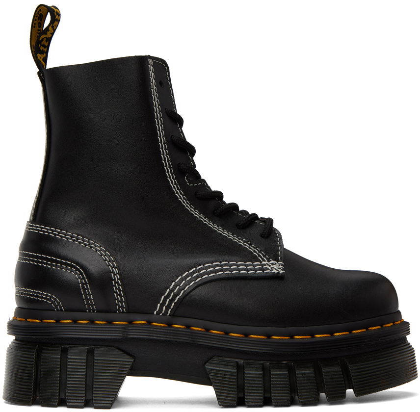 Tenisky a topánky Dr. Martens Audrick White Stitch Platform Lace Up "Black" Čierna | 27810001, 0