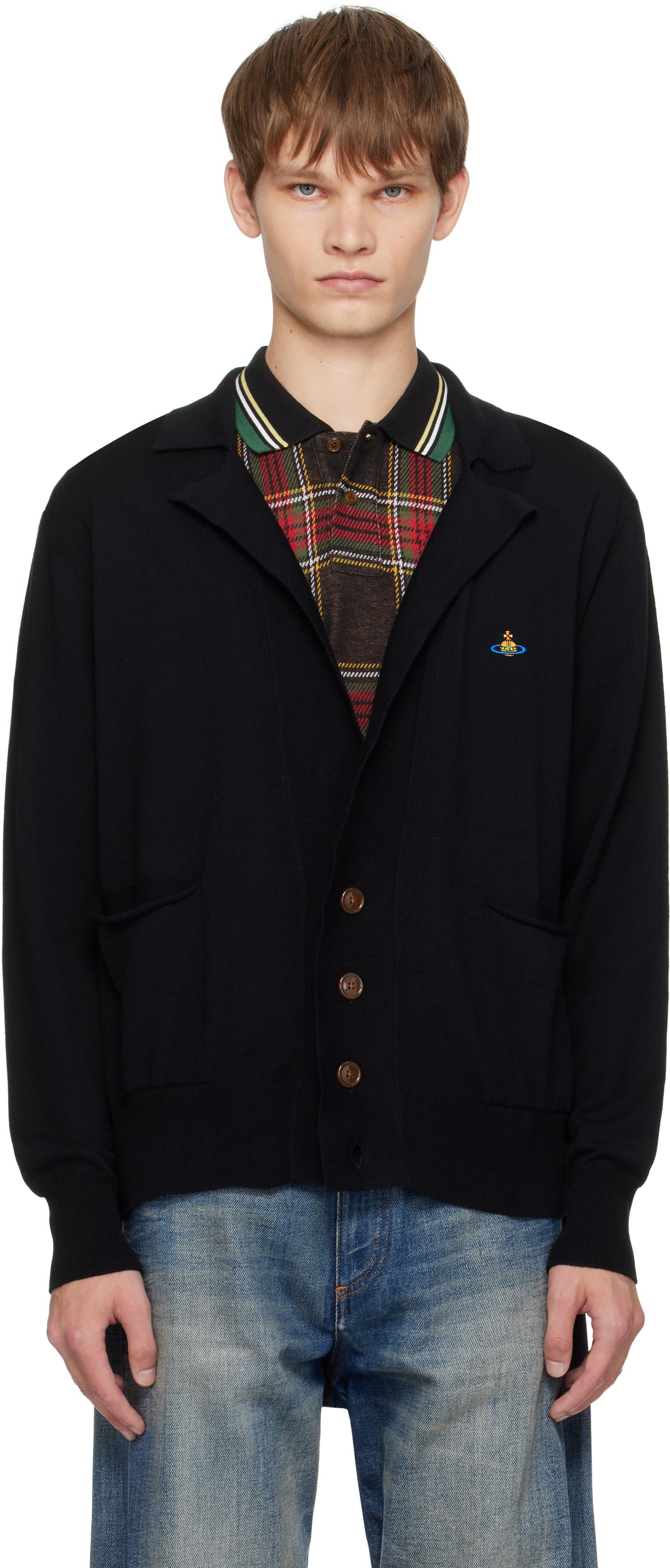Sveter Vivienne Westwood Vivienne Westwood Samuel Cardigan Čierna | 2701002M-Y001V-, 0