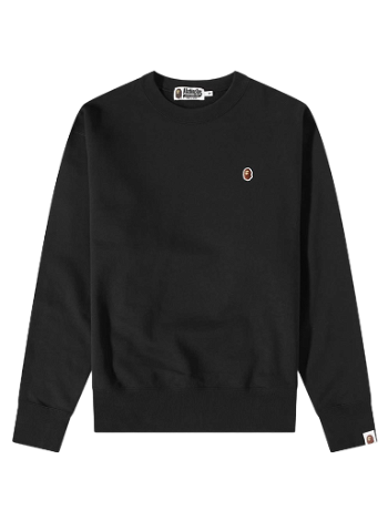 BAPE Relaxed Fit Crewneck 001SWH701008M-BLK