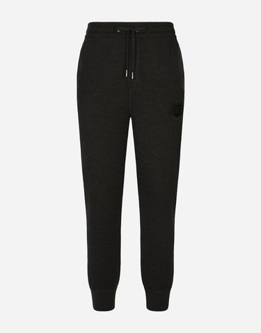Tepláky Dolce & Gabbana Dolce & Gabbana Wool Jogging Pants Čierna | GXU06ZJFMCZN2958, 0