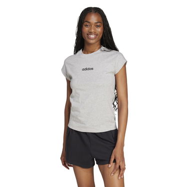 Tričko adidas Performance Linear Short Sleeve T-Shirt Šedá | JC8241, 0