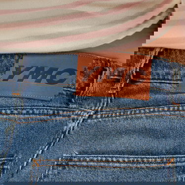 Džínsy YMC Silver Washed Jeans Modrá | Q4WMG-40, 5
