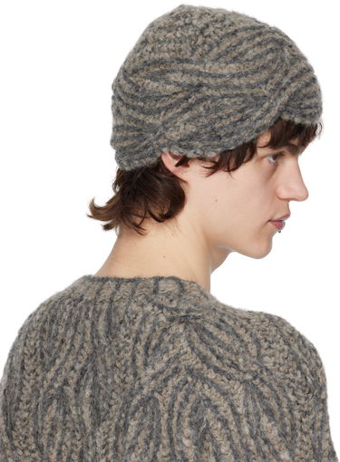 Kulicha Eckhaus Latta Eckhaus Latta Plait Beanie Šedá | 8109-EL-PS25-M - STONE, 2