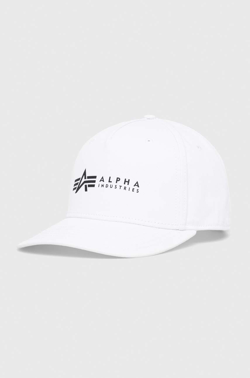Šiltovka Alpha Industries Cap Biela | 126912.09, 0