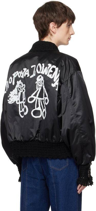 Bomber bunda Chopova Lowena Chopova Lowena Slash Bomber Jacket Čierna | 5176, 2