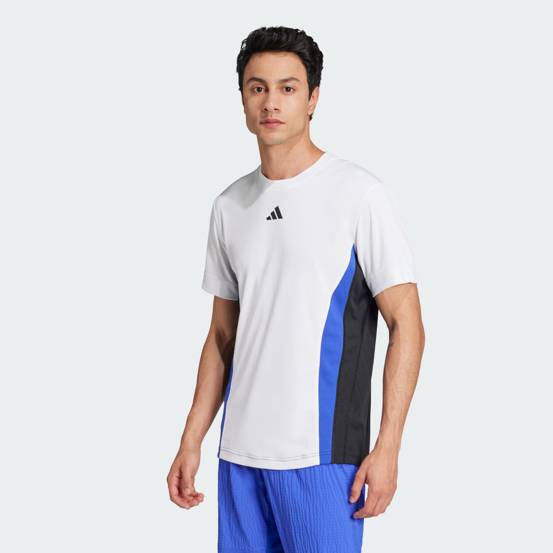 Tričko adidas Performance Tennis Pro HEAT.RDY FreeLift Biela | IW6198, 0