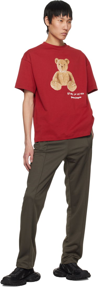 Tričko Palm Angels Palm Angels 'Bear in Mind' T-Shirt Červená | PMAA001S25JER0052560, 3