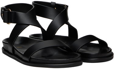Tenisky a topánky TOTEME The Chunky Leather Sandals Čierna | 243-WAS2047-LE0035, 3