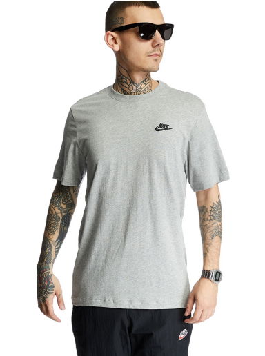 Tričko Nike Sportswear Club Tee Šedá | AR4997-064