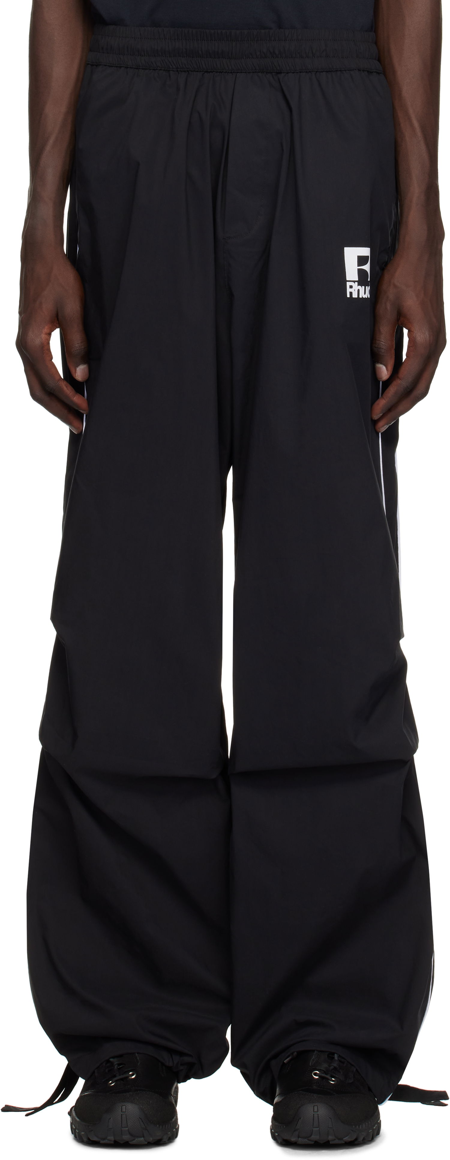 Tepláky Rhude Rhude Piping Parachute Track Pants Čierna | RHPS25PA02005, 0
