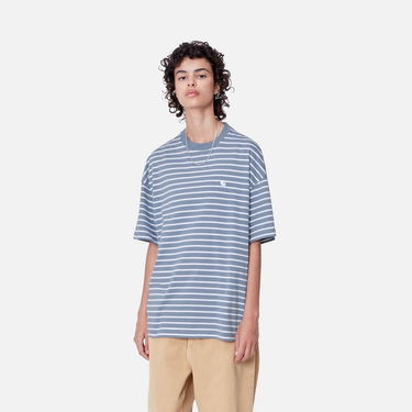 Tričko Carhartt WIP Bryna Stripe Relaxed Fit T-Shirt Modrá | I033656_7, 0