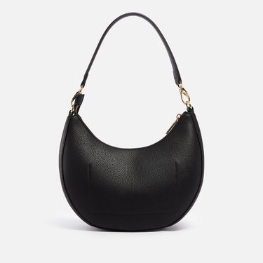 Taška cez rameno Valentino Alexia Faux Leather Hobo Bag Čierna | VBS5A808001, 0