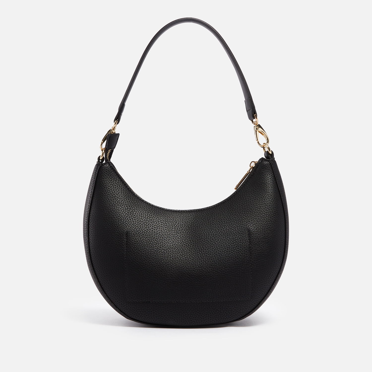 Taška cez rameno Valentino Alexia Faux Leather Hobo Bag Čierna | VBS5A808001, 0