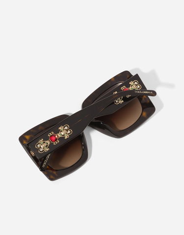 Slnečné okuliare Dolce & Gabbana Filigrana Large Square Gradient Lens Sunglasses - New Arrivals Onesize Hnedá | VG4525VP2139V000, 3