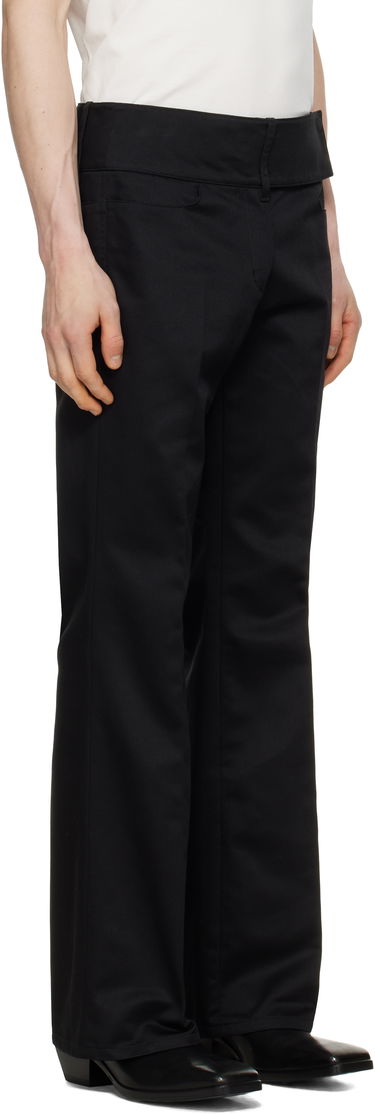 Nohavice Courrèges Courrèges Belted Bootcut Trousers Čierna | 125CPA929PL0178, 1