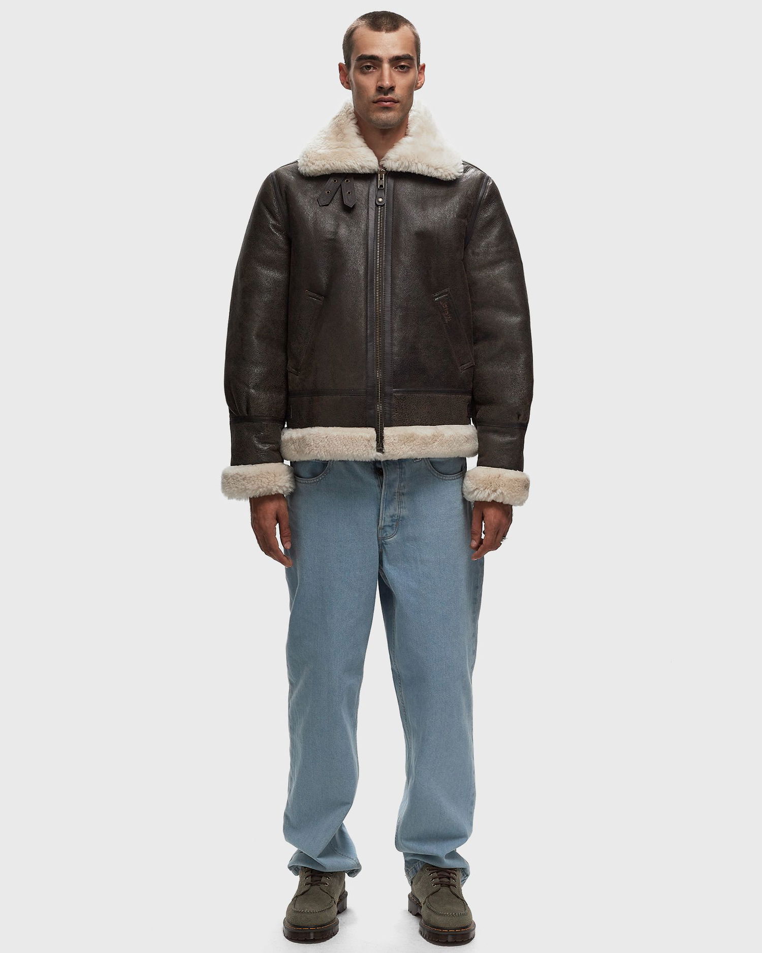 Bomber bunda Schott NYC Bomber Jacket Hnedá | LC1259-MARRON, 1