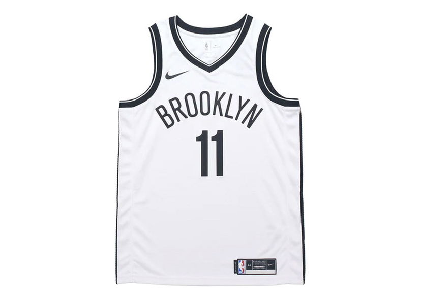 Dres Nike NBA Brooklyn Nets Kyrie Irving 11 Fan Edition Jersey White Biela | CW3584-105