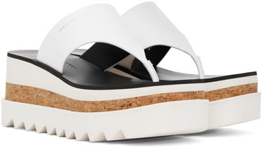 Tenisky a topánky Stella McCartney Sneak-Elyse Platform Thong Sandals Biela | 810362AP00P0, 3
