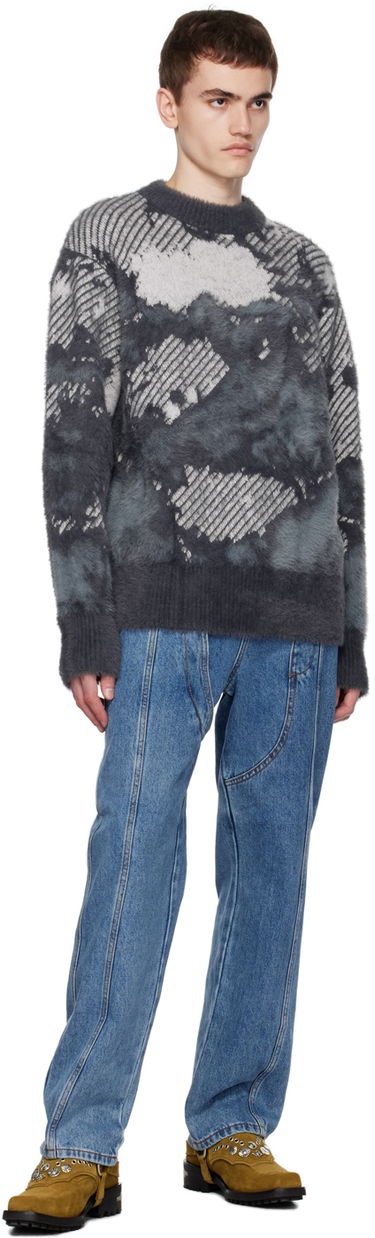 Sveter Feng Chen Wang Feng Chen Wang Landscape Painting Sweater Šedá | FUF16KT08G, 3