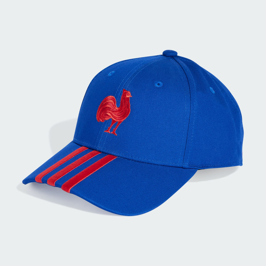 Šiltovka adidas Performance France 3-Stripes Baseball Cap Modrá | JZ8237, 0