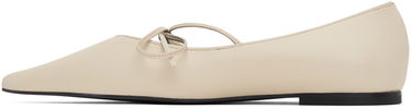 Tenisky a topánky Anine Bing Nikki Ballerina Flats with Tie Béžová | A-14-0201-150, 2